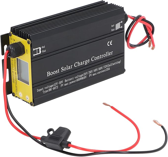MPPT Solar Charge Controller Electric Vehicle Voltage Regulator 24V 36V 48V 60V 72V - High Efficiency Real Time Display Multi Battery Compatibility