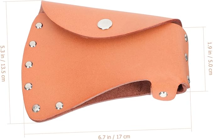 2pcs Waist Ax Set Protection Leather Cut Down