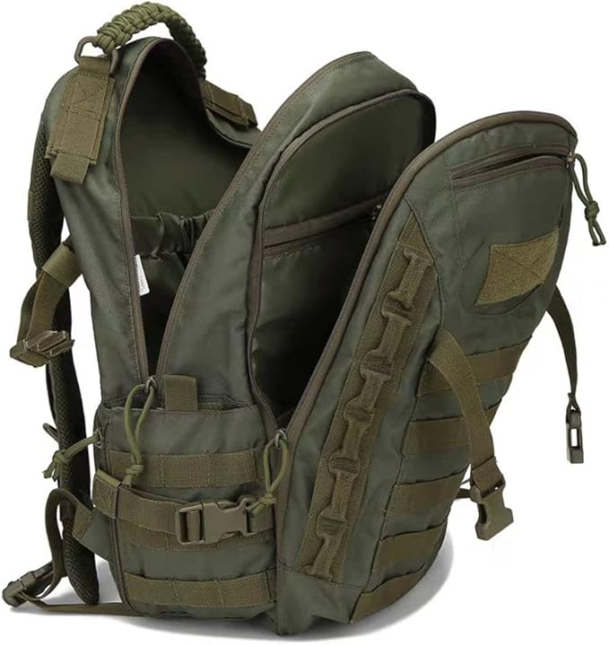 Military Laser Large Capacity Tactical Backpack for Outdoor Sports (Army Green)