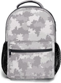 Boys Camo School Backpack Tactical Style Lightweight Bookbag 17.32 x 12.59 x 5.9 Inch for Ages 10 to 14 Middle School Students Durable Backpack for Back to School Daily Use
