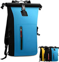 Dry Bags Waterproof Backpack for Women Men 25L Roll Top Floating Bag for Kayaking Hiking Fishing Camping Beach (Blue)