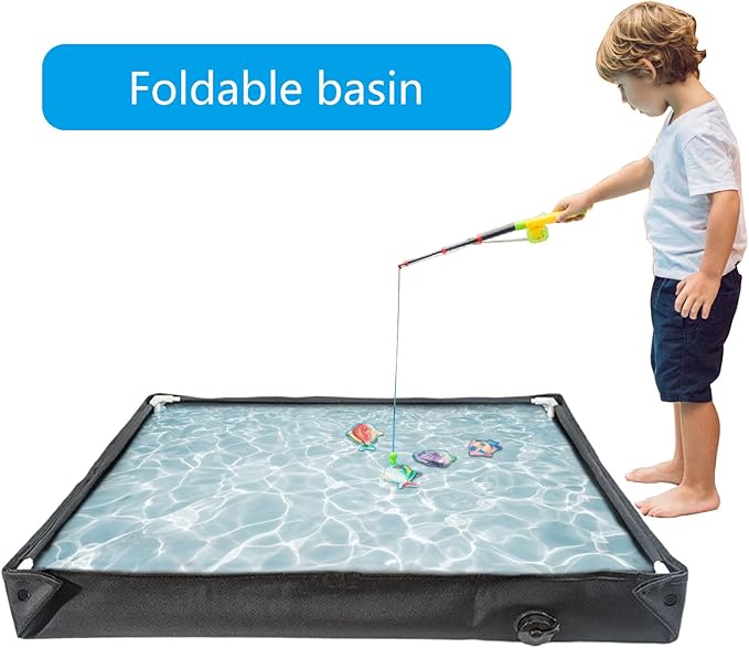 Folding Camping Shower Basins with Drainages Hose Portables Shower Tray for Beach Travel