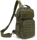 Tactical Sling Bag Adjustable Crossbody Bag Military Chest Bag for Outdoor Cycling Running Fishing Camping Climbing