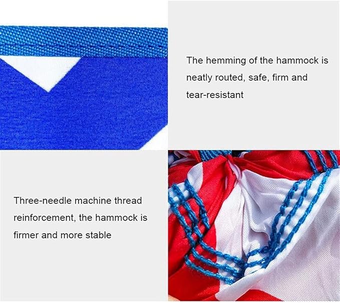 Portable Hammock Outdoor Swing Print Hammocks Backpacking &amp Camping Equipment Hammock That Holds 500lbs for Backpacking Beach (Color : E)