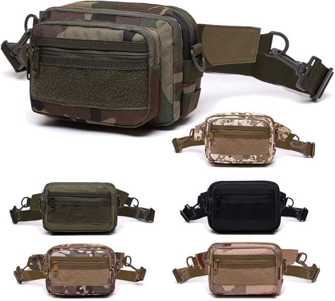 Outdoor Tactical Bag Assault Combat Waistpack Camouflage Tactical Molle Waist Pack