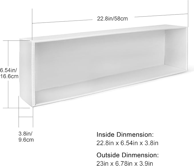 5X4 Version Display Case Compatible with Fnko Pop Boxes Stackable 4 Single Row with Transparent Cover to Protect Your Collection Against Dust (Holds 20 Pops)