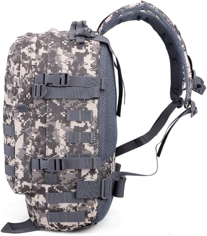 Tactical Military Assault 40L Travel Backpack Army 3-Day Assault Pack for Camping Hunting Trekking Outdoor Survival Range Molle Bag with Multi-Compartment Storage Army Combat
