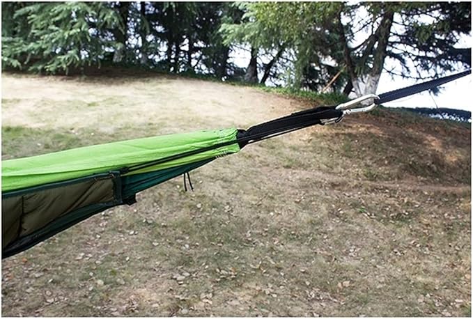 Portable Hammock Portable Hammock Single Camping Hammocks Swing Bed 4 Season Camping Essential for Outdoor Beach Garden Backyard for Backpacking Beach (Color : Blue)