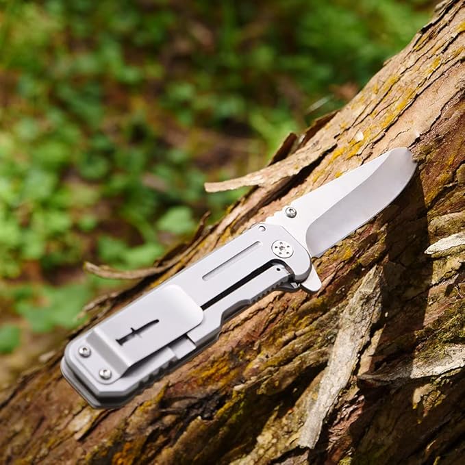 CAMILLUS CHOFF / 6.25 OVERALL / 2.75 DROP POINT BLADE/AUS-8 / SILVER
