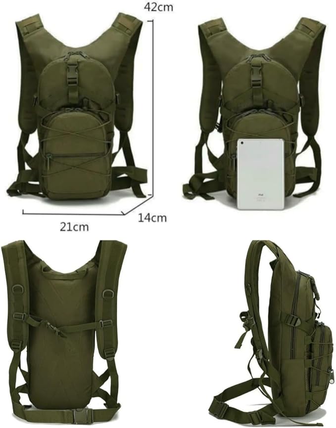Backpack 15L Tactical Backpack Bicycle Backpack Outdoor Sports Mountaineering Hiking Camping Fishing