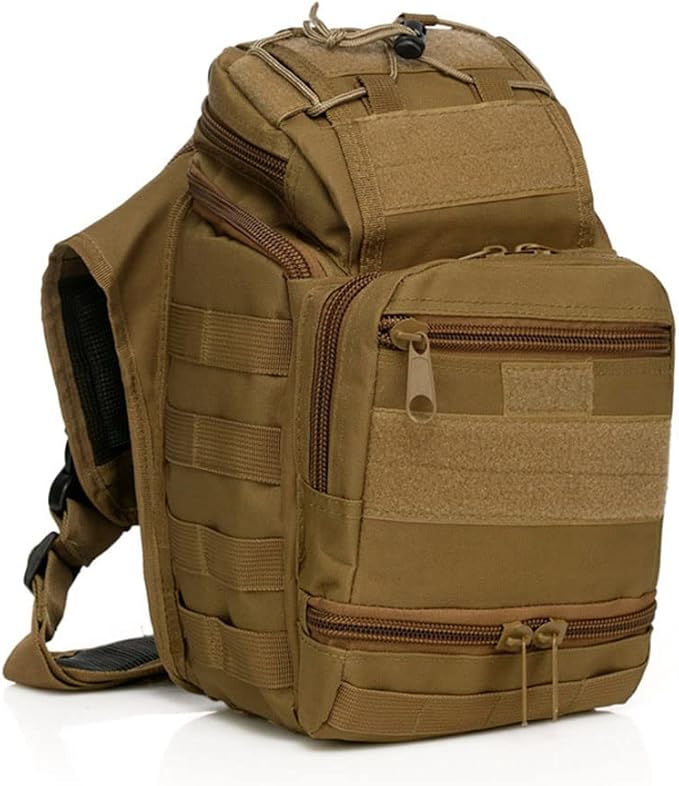 Outdoor Sports Hiking Sling Bag Shoulder Gear Pack Chest Range Bag Molle Camouflage Tactical Versipack