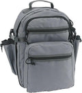 US PeaceKeeper Products P51325 - EDC Backpack - Quick Access CCW Pocket - Laptop Pocket - Adjustable - Grey