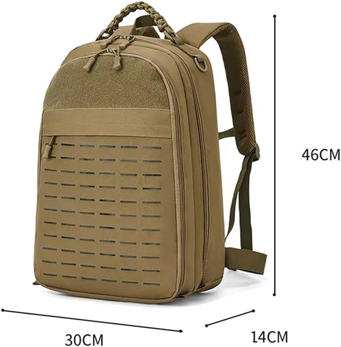 Tactical Climbing Backpack Sports Storage Equipment Rucksack Outdoor Hiking Camping Trekking Sport Weekend Luggage Bag(Black)