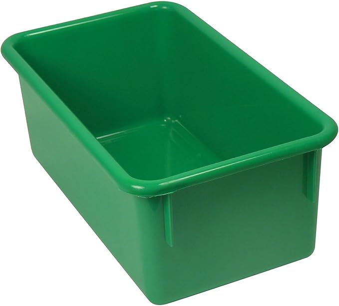 Romanoff ROM12105-3 Stowaway Plastic Tray (No Lid) Green Pack of 3