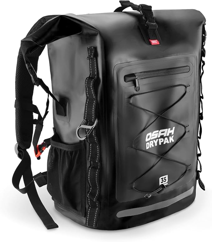 Waterproof Backpack Dry Bag 35L/55L/85L – Heavy Duty Roll-Top Hiking Backpack for Travel Kayaking Boating Camping Rafting and Fishing