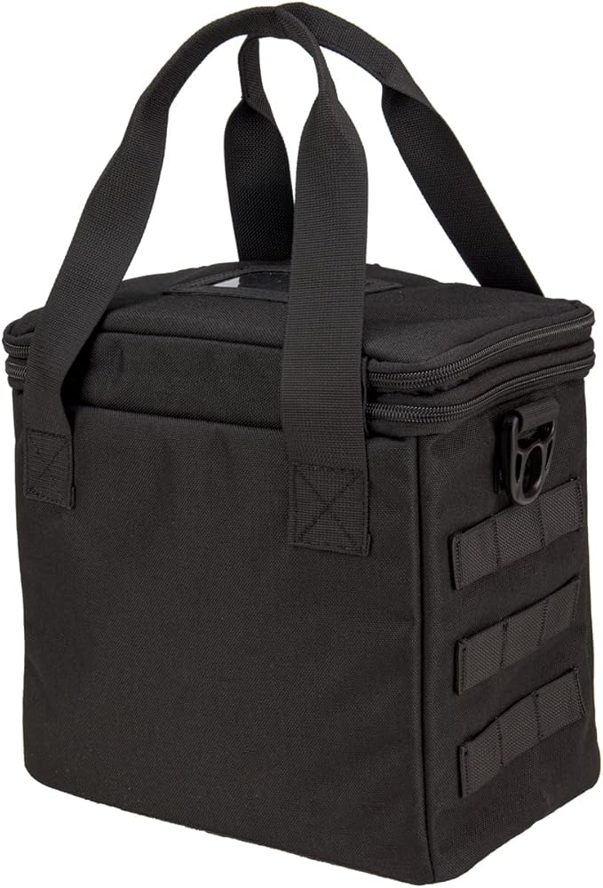 Lancer Tactical Nylon Pistol Range Bag (Color: Black)