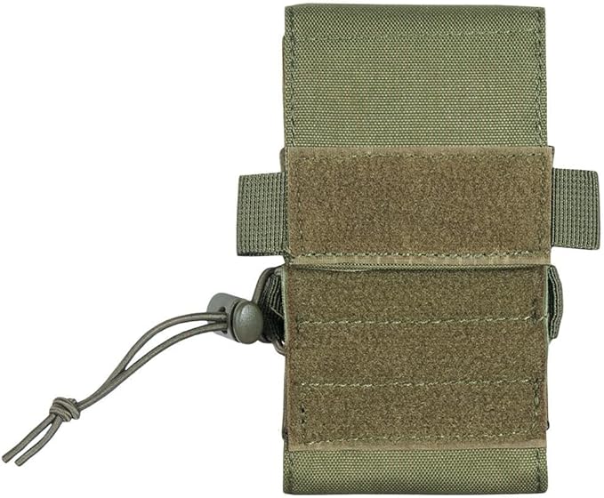 Fox Outdoor Products Tactical Cell Phone Pouch – Modular Case with Front Flap Access Hook-Back Web Straps Durable Double-Lined Design