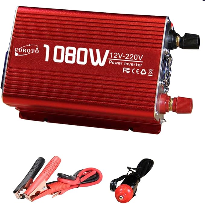 500W Power Inverter Modified Sine Wave for VehiclesDC 12V to 220V