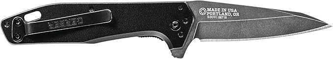 Gerber Fastball Flipper Knife 3 S30V Black Oxide Wharncliffe Blade