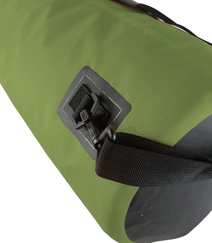 Enthusiast Gear Dry Bag 15L – Waterproof Floating Roll Top Dry Sack for Kayaking Boating Camping &amp Beach – Includes Quick Dry Microfiber Towel (Green)