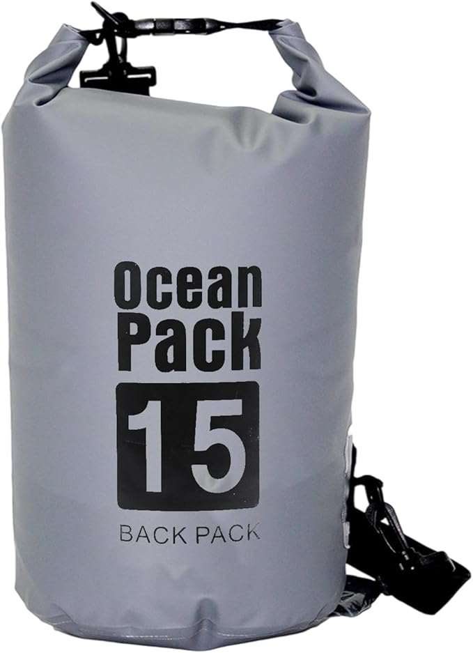 Adventure Dry Bag With Rope Closure Design Practical PVC Meshes Storage Outdoor Shoulder Bags For Sports Equipment Practical Dry With PVC Mesh Fabric