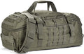 Miramrax Travel Duffle Bag Backpack for Men - Large Tactical Bags Weekender Gym Bag for Overnight Traveling Military Workout Deployment Sports (Green 45L)