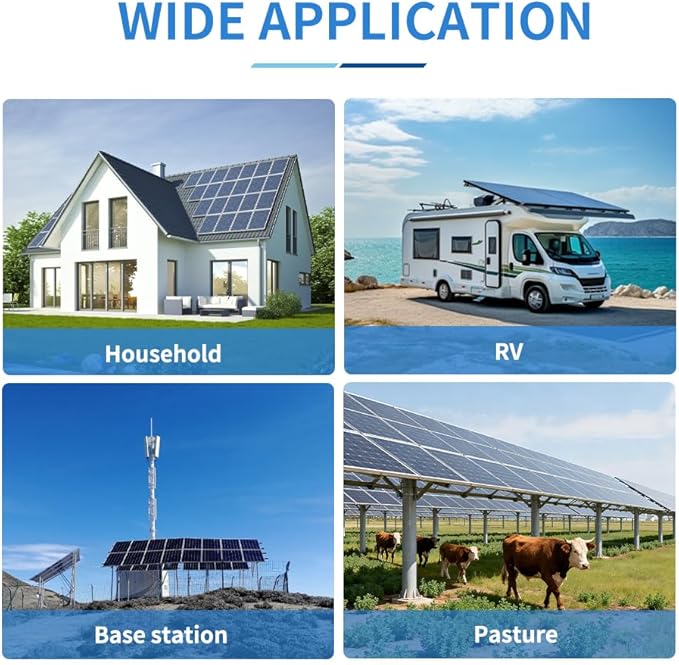 Ampinvt 5000W Solar Inverter 48Vdc to 120V Pure Sine Wave Inverter 5000 Watts Built-in 100A MPPT Solar Charge Controller Max PV Input 5500W Support up to 6 in Parallel Lead Acid Lithium Battery