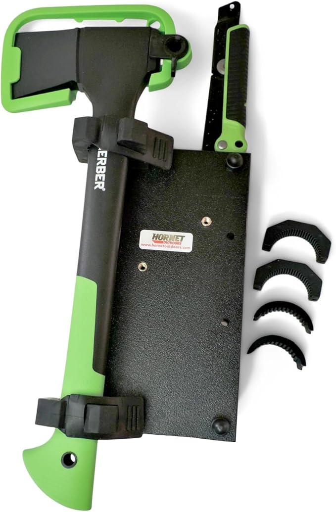 Hornet Outdoors UTV Roll Bar 2 Tool Kit 14.5 High Carbon Steel Hatchet &amp Trail Saw U-8002