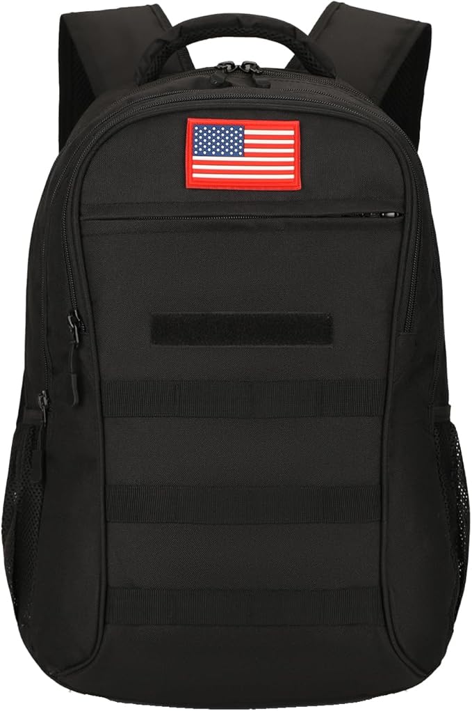 outdoor plus Camo BackpackMilitary Boys Backpacks for School30L Army Bookbag with USB Charging Port Waterproof