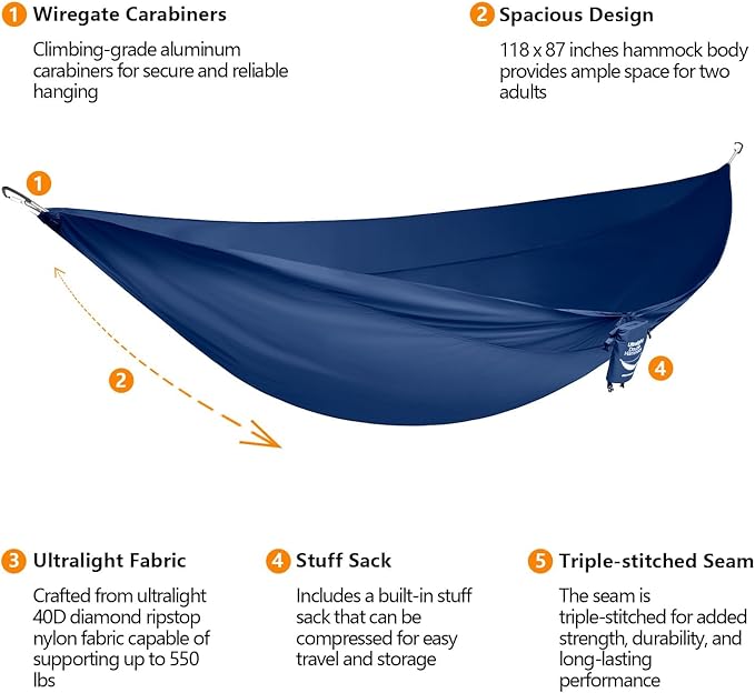 anymaka Set Up in 3 Seconds Adjustable Portable Aluminum Alloy Hammock Stand for Outside with Chair Mode &amp Lounge Mode up to 105''
