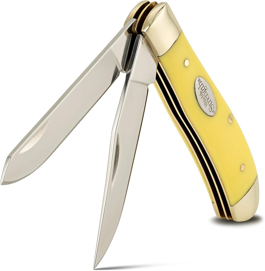 Shields of Strength Stainless Steel Double Blade Pocket Knife-Phil. 4:13