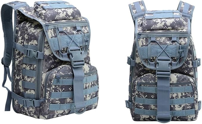 35L Military Tactical Backpacks Molle Army Assault Pack 3 Day Bug Out Bag Hiking Treeking Rucksack (ACU)