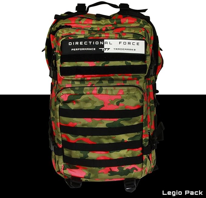 Directional Force | D1 Performance Backpack | Durable Backpack with Multiple Storage Compartments | Performance Apparel &amp Products (Pink Camo)