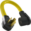 Conntek EV1050T NEMA 10-50P to NEMA 14-50R (Tesla Style) Adapter Cord compatible with Tesla VehiclesBlack