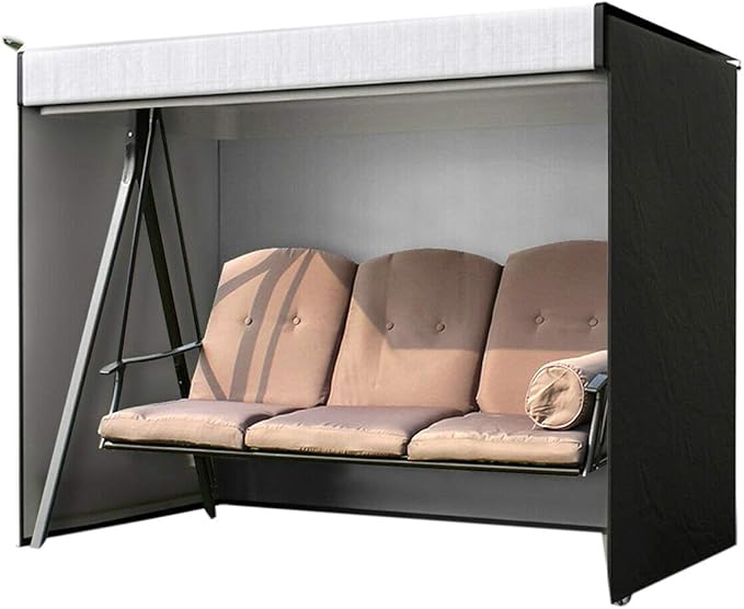 Outdoor Garden Swing Hammock Cover 3 Seater Waterproof Patio Protector Shade for Garden Swing Chair