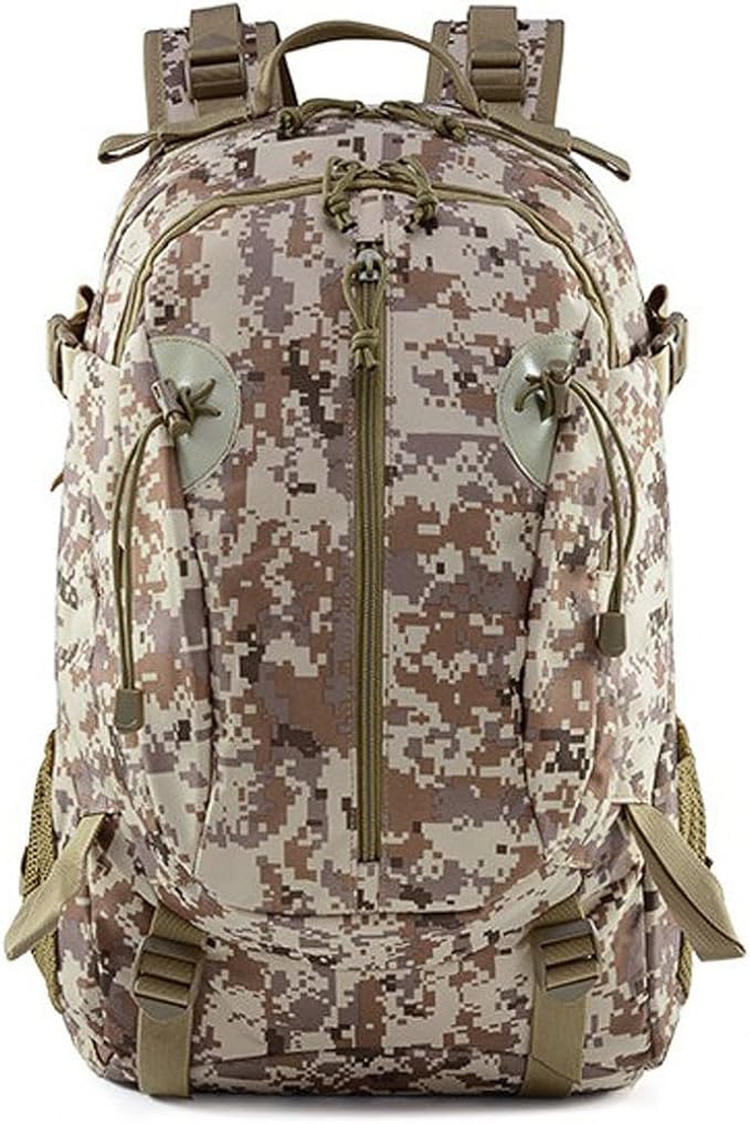 Tactical Backpack for Men Hiking Day Pack Military Rucksack Waterproof 30L EDC Bag Army Assault Pack (Desert Digital)