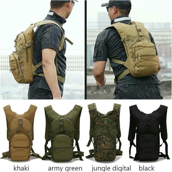 Backpack 15L Tactical Backpack Bicycle Backpack Outdoor Sports Mountaineering Hiking Camping Fishing