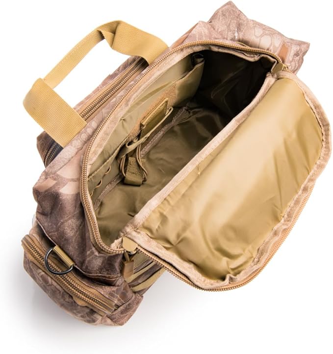 Medium Range Bag with Pistol Retention System Padded Main Compartment Two Mesh Pockets Shoulder Strap and MOLLE Webbing