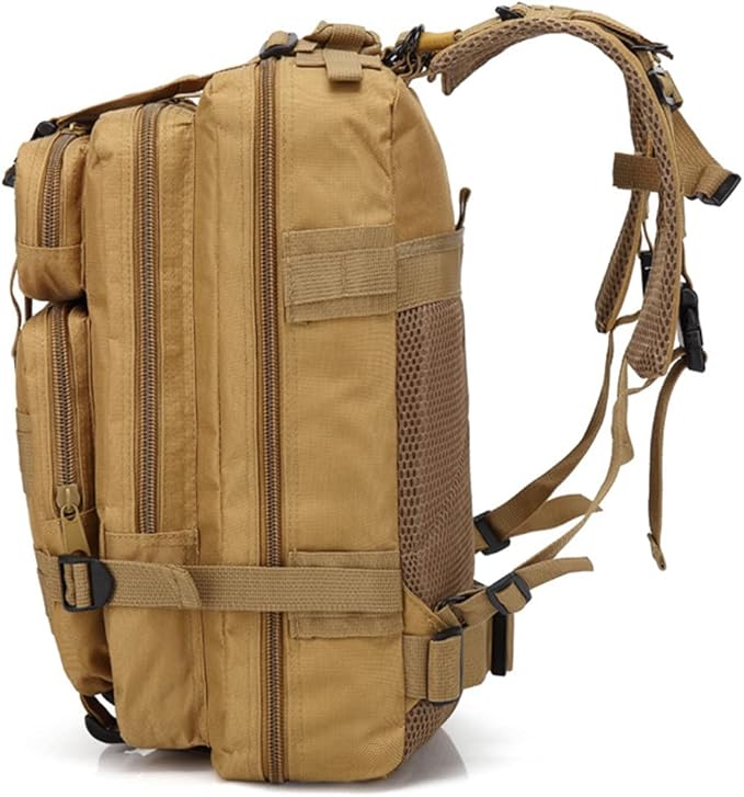 Magik 30L Military Tactical Bag Camping Outdoor EDC Travel Rucksack Hiking Backpack (Khaki)