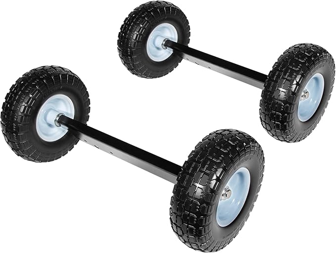 All Terrain Wheel Kit Fits for Honda EU3000is Generator Heavy-Duty Solid Never-Flat Tires Replaces for 06423-ZS9-020AH