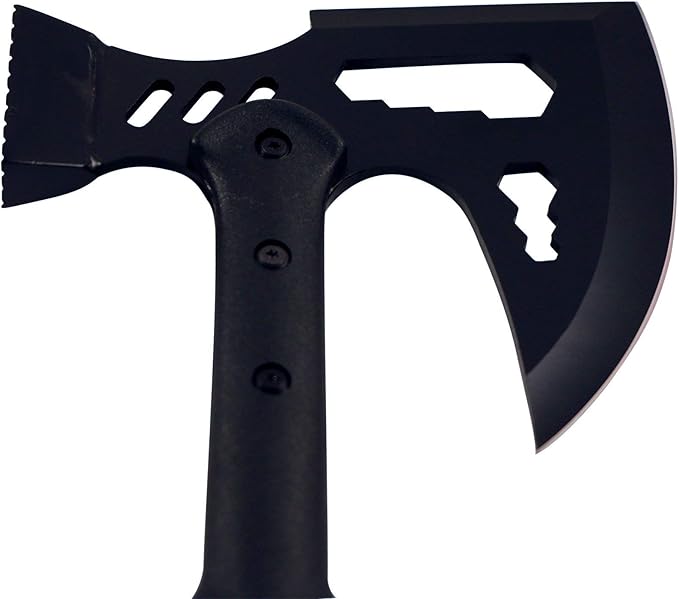 Wartech XBK04 Buckshot Tactical Multi Tool Hammer Axe with Paracord Handle 17 Black