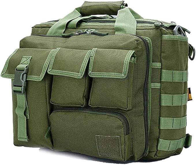 Sunnystacticalgear Outdoor Sports Hiking Pack Range Bag Molle Camouflage Tactical Gear Laptop Bag - Green