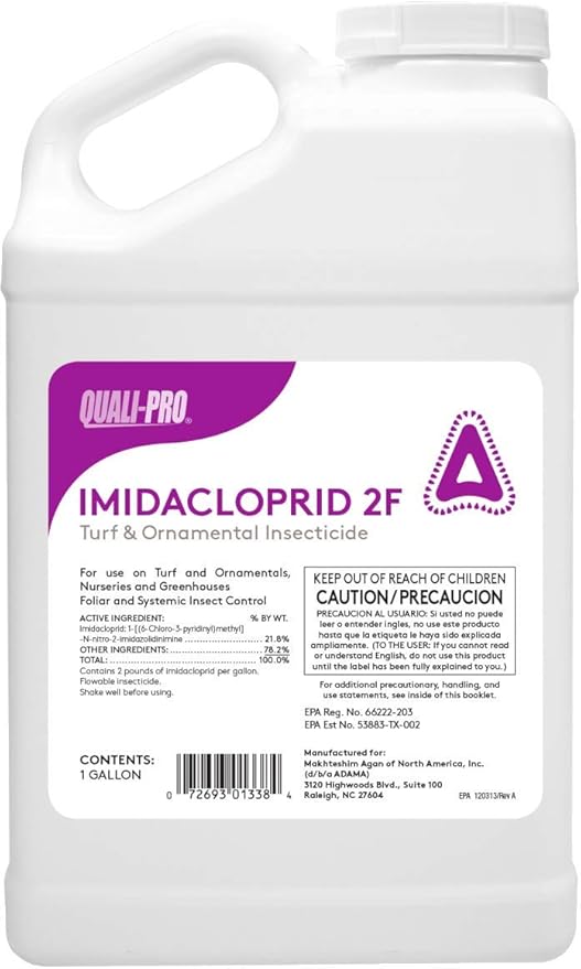 Valent Safari 20SG 20% Dinotefuran 12oz + Quali-Pro Imidacloprid 2F Insecticide Systemic Pest Control