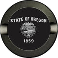 Buzz &amp Heaters Metal Container for Zyn | Holder | Can | Pouch | USA State Flags | American Flags | Oregon