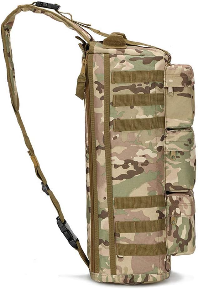 Sunnystacticalgear Outdoor Sports Hiking Sling Bag Shoulder Pack Camouflage Tactical Molle Assault Combat Bag - Black