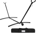 Best Choice Products Portable Heavy-Duty 9ft Steel Hammock Stand w/Built-in Wheel Carrying Case Weather-Resistant Finish 450lb Capacity