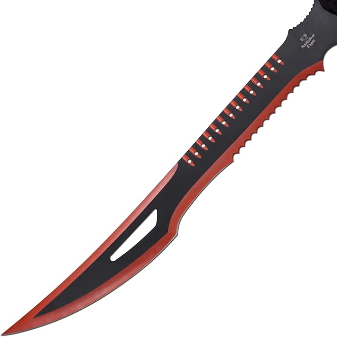 Snake Eye Tactical Fantasy Sword w/Nylon Sheath Machete Outdoors Camping