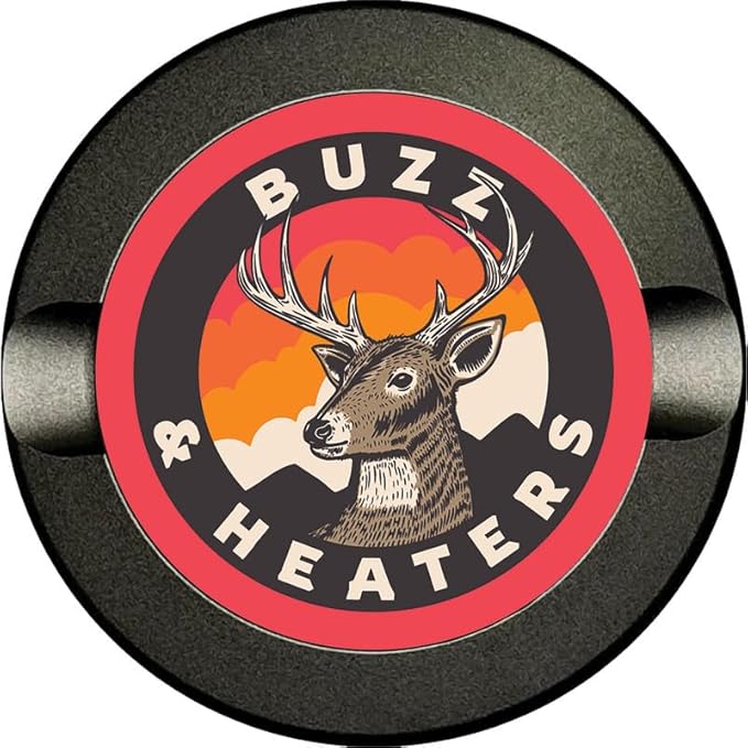 Buzz &amp Heaters Metal Container for Zyn | Holder | Can | Pouch | Hunting Accessories | White Tail Buck