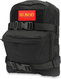 Tactical Vest MOLLE Hydration Backpack Accessory Water Bladder Carrier Sundry Reservoir Bag Lightweight 1000D Nylon Backpack (Black)