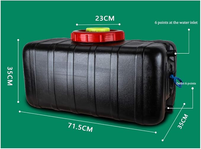 Outdoor Camping Tank Plastic Storage Water Container Summer Home Bath Shower Bucket Emergency Storage Water Tank with Shower Head and Hose Travel Camping Solar Heating Hot Water Bucket